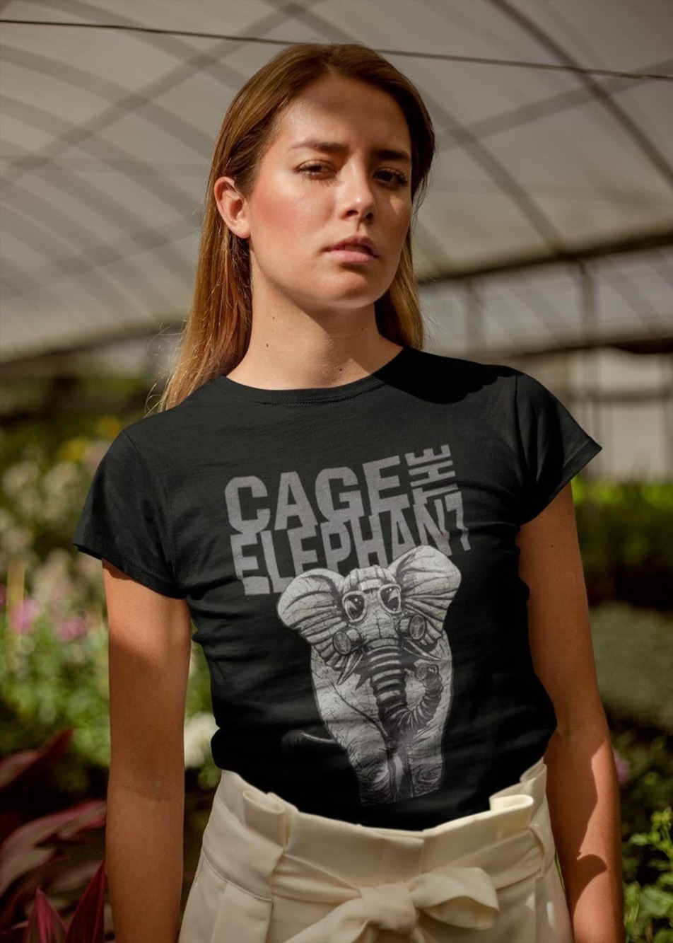 Cage The Elephant T-shirt Black Shirt Rock Music Shirt